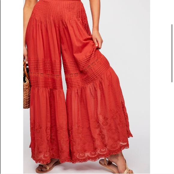 Free People Pintuck Embroidered Crochet Jumpsuit - Picture 3 of 11